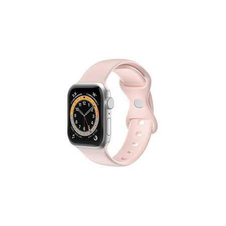 Cinturino celly per apple watch 42/44/45mm rosa [wbandsil44bp]