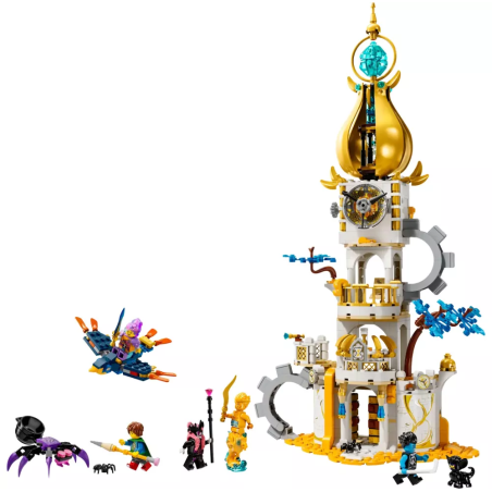 Gioco da costruzione lego torre di sabbia con minifigurina multicolore