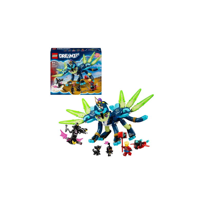 Gioco da costruzione lego dreamzzz zoey e sowokot zian con minifigurina