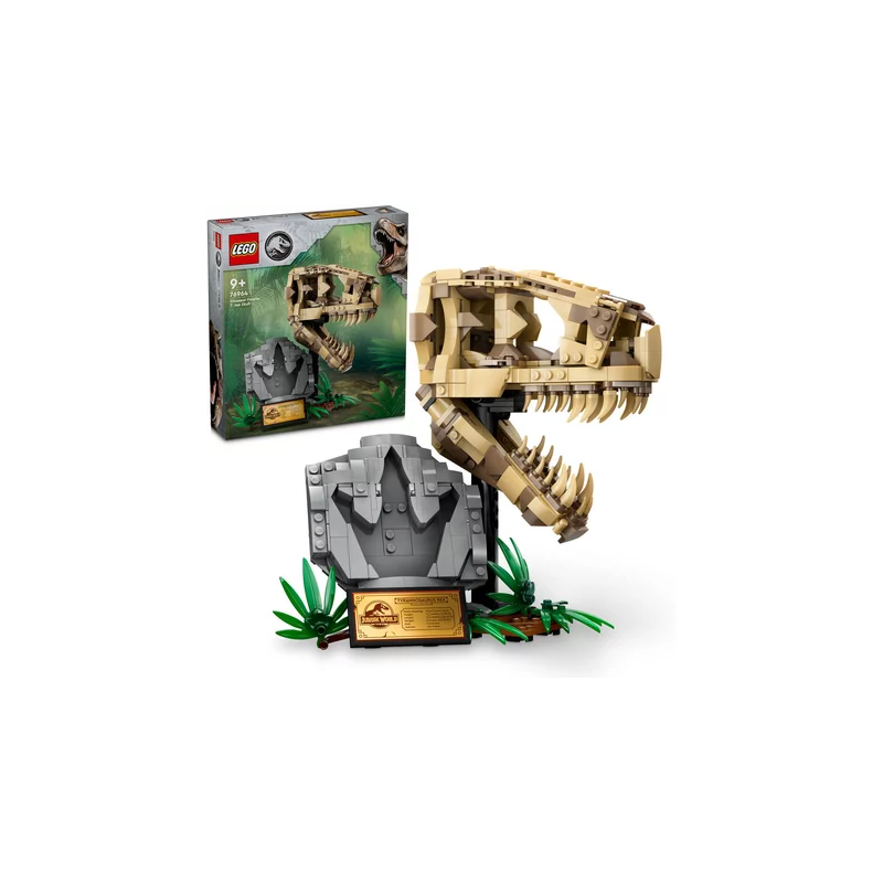 Gioco da costruzione lego teschio t-rex multicolore 577pz [76964]