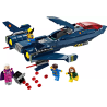 Gioco da costruzione lego marvel x-men jet con minifigurina multicolore