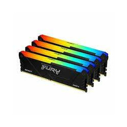 Ram dimm ddr4 128gb kingston fury beast rgb 3600mhz cl18 1.35v nero