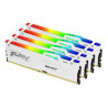 Ram dimm ddr5 128gb kingston fury beast rgb 5600mhz cl40 1.25v bianco