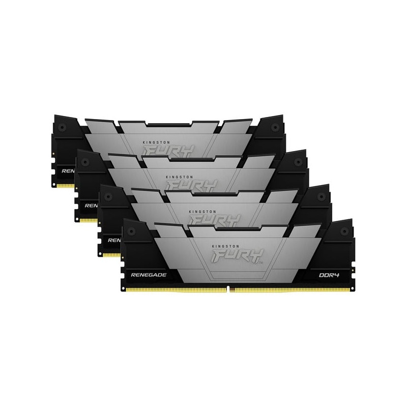 Ram dimm ddr4 64gb kingston fury renegade 3600mhz cl16 1.35v nero