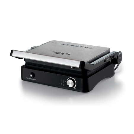 Ariete 1934 metalgrill 3in1, griglia elettrica per grigliate miste,