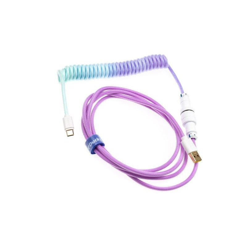 Cavo spirale ducky premicord azure usb c/usb a 1.8m