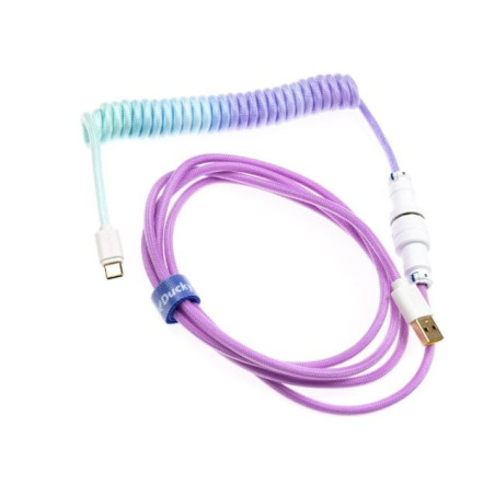 Cavo spirale ducky premicord azure usb c/usb a 1.8m