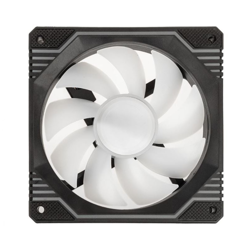 Ventola 120x120 kolink pwm umbra x argb 120mm nero/bianco