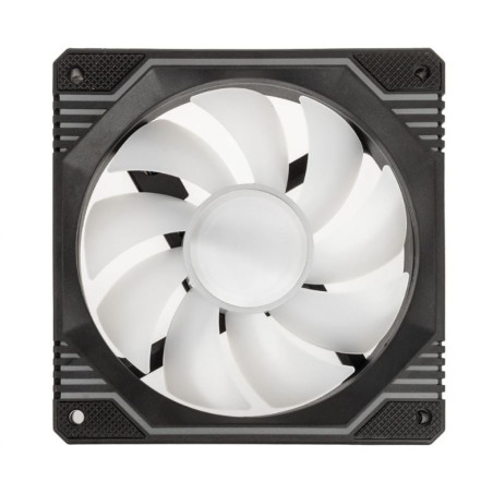 Ventola 120x120 kolink pwm umbra x argb 120mm nero/bianco