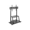 Supporto tv gembird da pavimento con ruote piroettanti 37"-100"