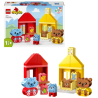 Giocattoli lego duplo routine quotidiane mangiare e andare a dormire
