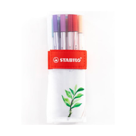 Rotolo stabilo 68 brush rollerset da 18 colori [it568/18-41]