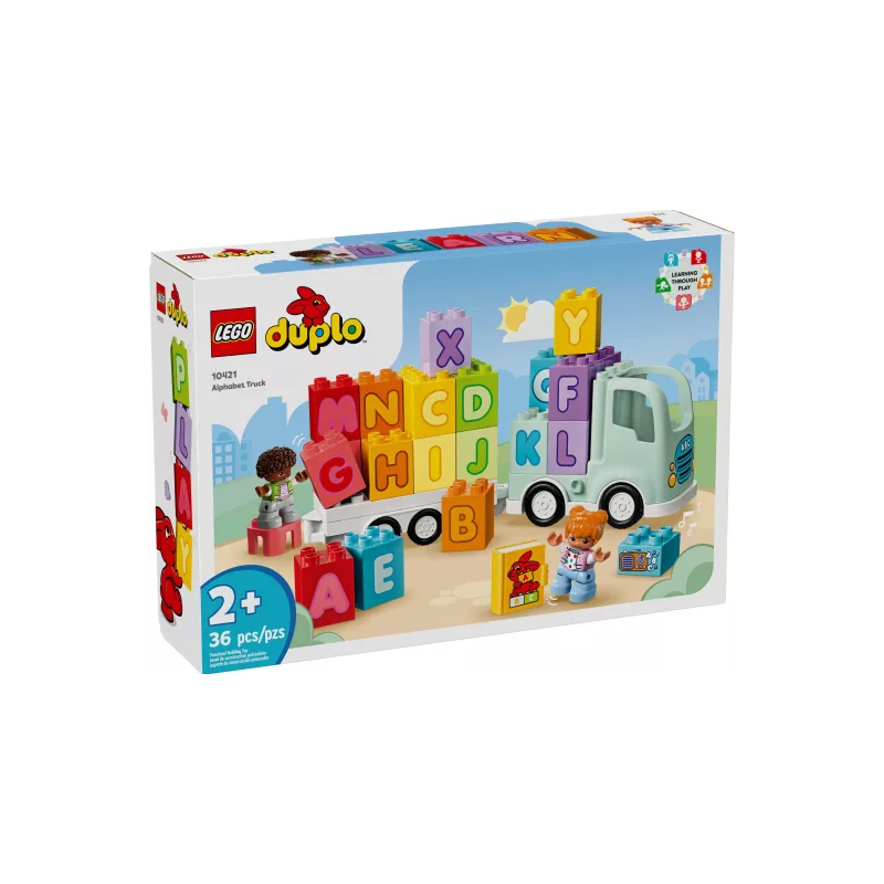 Gioco da costruzione lego duplo camion dell'alfabeto [10421]