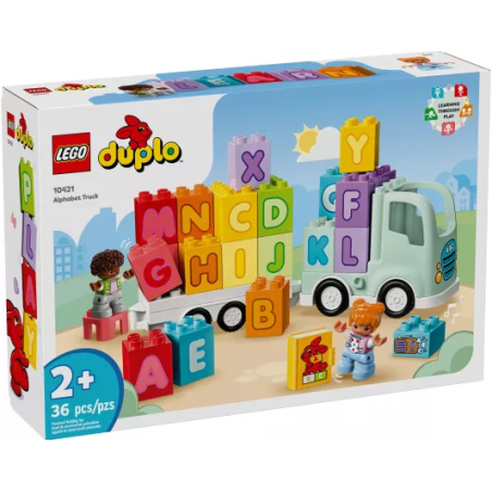 Gioco da costruzione lego duplo camion dell'alfabeto [10421]