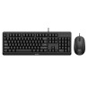 Tastiera e mouse philips spt6307bl/34 nero [spt6207bl/34]