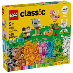 Gioco da costruzione lego classic animali domestici creativi [11034]