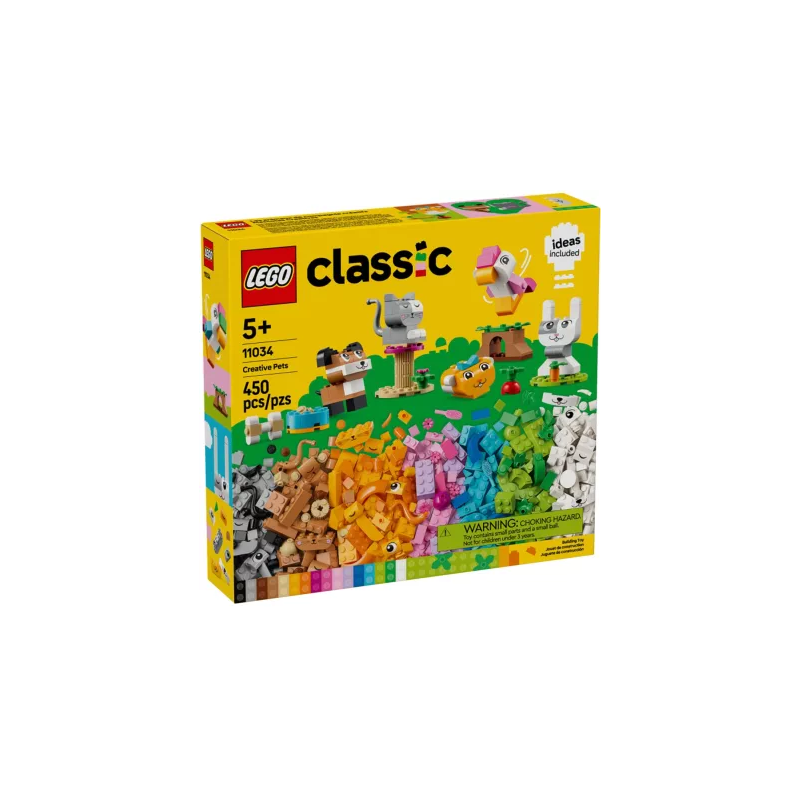 Gioco da costruzione lego classic animali domestici creativi [11034]
