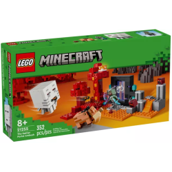 Gioco da costruzione lego l'imboscata al portale del nether [21255]