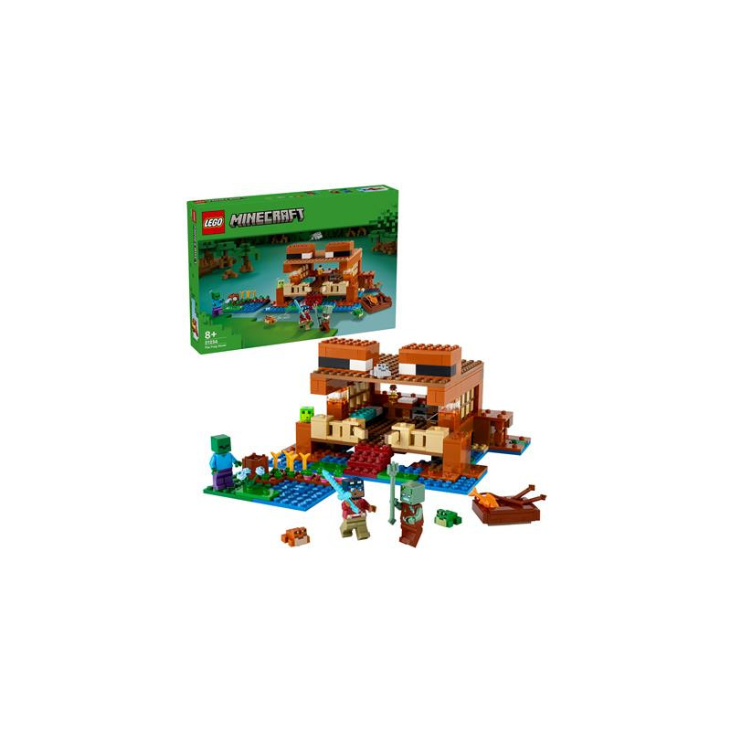 Gioco da costruzione lego minecraft la casa delle rane [21256]
