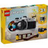 Gioco da costruzione lego fotocamera retro con tv e videocamera [31147]