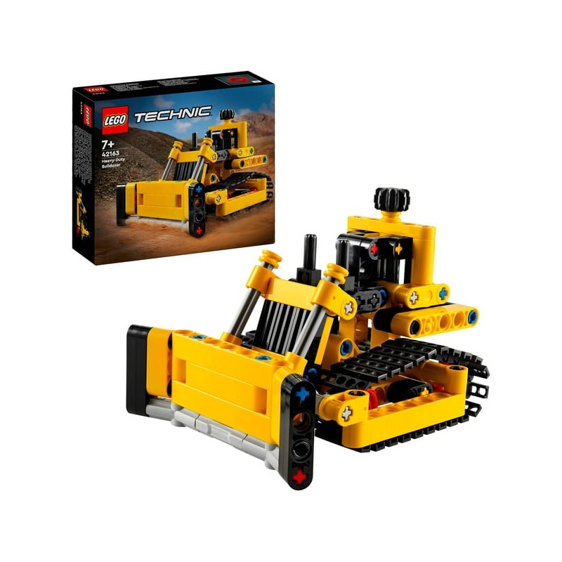 Gioco costruzione lego technic 42163 bulldozer da cantiere [42163]