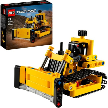 Gioco costruzione lego technic 42163 bulldozer da cantiere [42163]