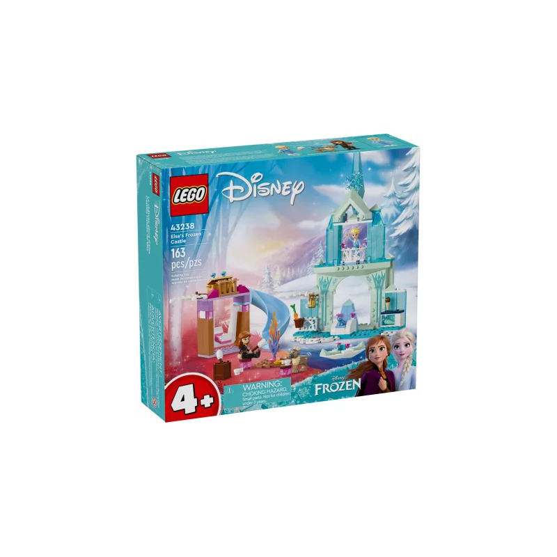 Gioco da costruzione lego disney il castello di ghiaccio di elsa