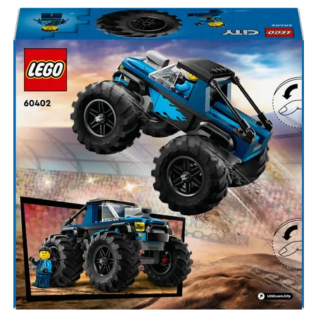 Gioco da costruzione lego monster truck blu [60402]