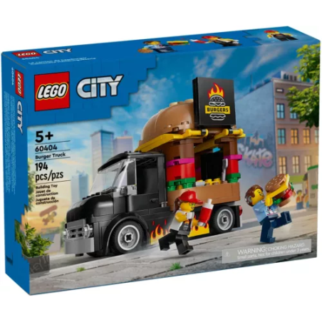 Gioco da costruzione lego city furgone degli hamburger [60404]