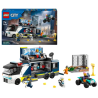Gioco da costruzione lego city laboratorio della polizia nel camion