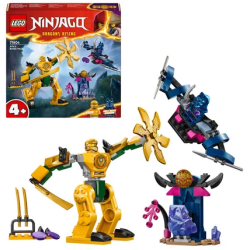 Gioco da costruzione lego il mech da battaglia di arin [71804]