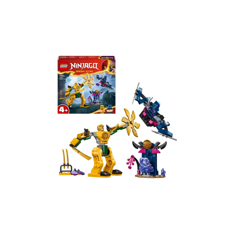 Gioco da costruzione lego il mech da battaglia di arin [71804]