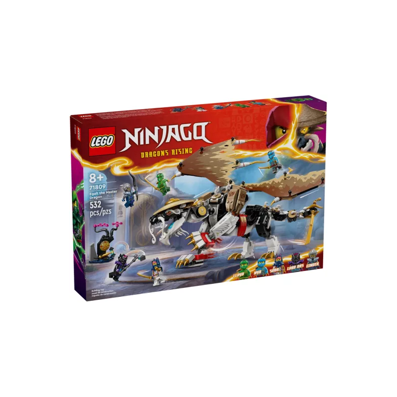 Gioco da costruzione lego egalt il maestro drago [71809]