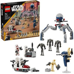 Gioco da costruzione lego clone trooper e battle droid battle pa