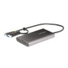 Adattatore video startech.com usb c doppio hdmi 100w grigio [109b-usbc-hdmi]