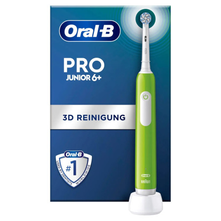 Spazzolino elettrico braun oral-b pro junior verde [junior]