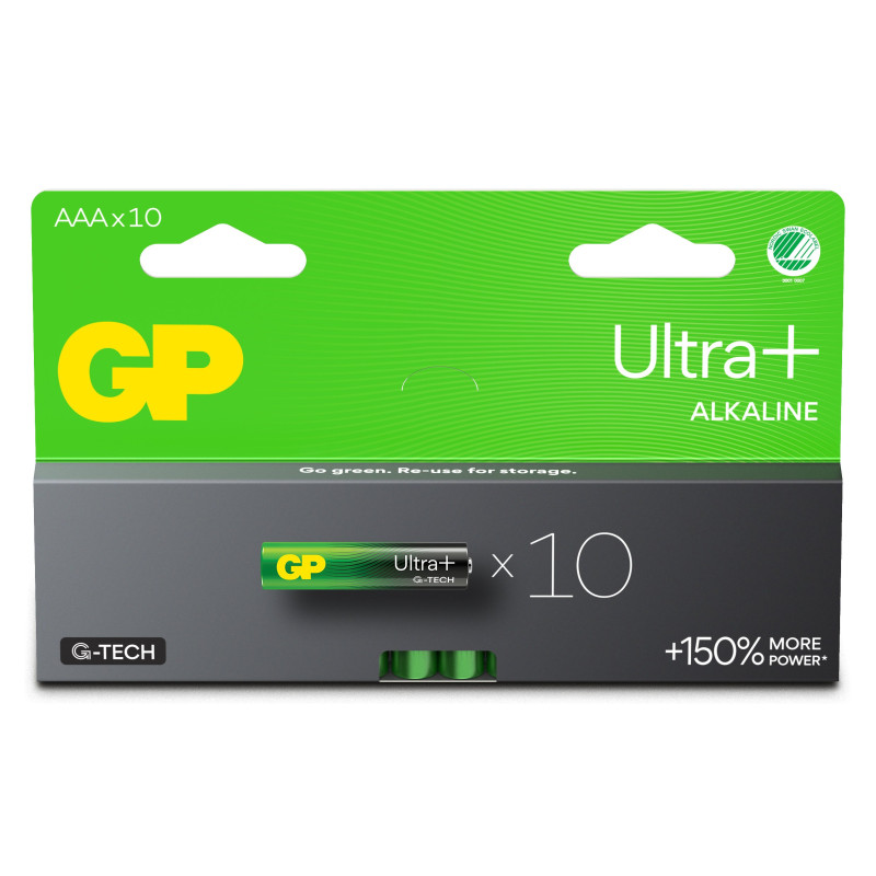 Pile gp batteries ultra plus alcaline ministilo aaa 24aup/lr03 10pz