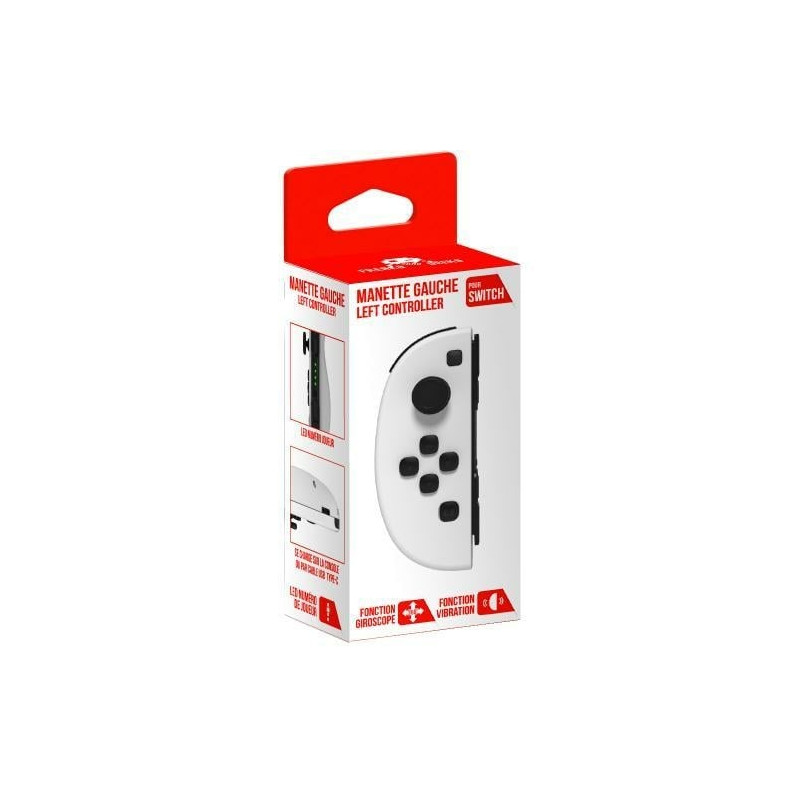 Controller freaks and geeks joy-con left v2 bianco