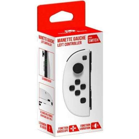 Controller freaks and geeks joy-con left v2 bianco