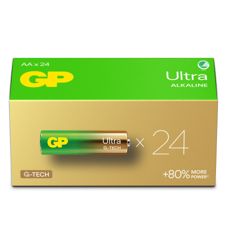 Pile gp batteries ultra alcalina stilo aa 15au/lr6 24pz