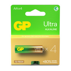 Pile gp batteries ultra alcaline stilo aa 15au/lr6 4pz