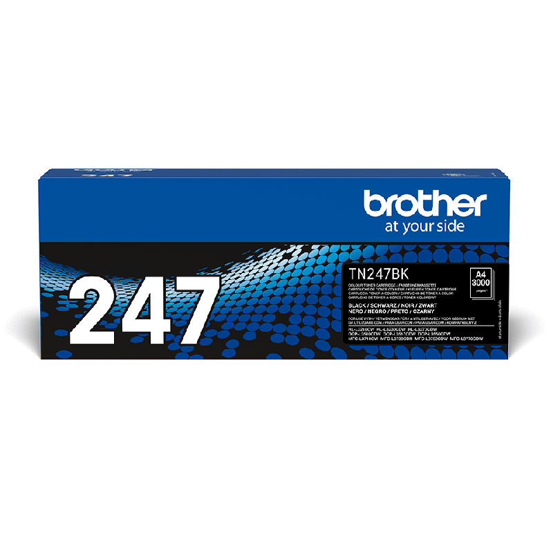 Toner brother tn-247 originale ad alta capacit 3000pg nero [tn247bk]