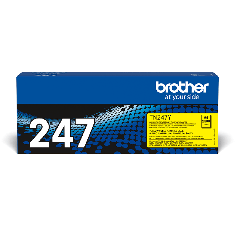 Toner brother tn-247 originale ad alta capacita' 2300pg giallo