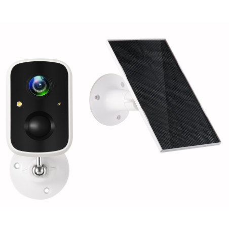 Telecamera ip technaxx per esterni con pannello solare tx-244