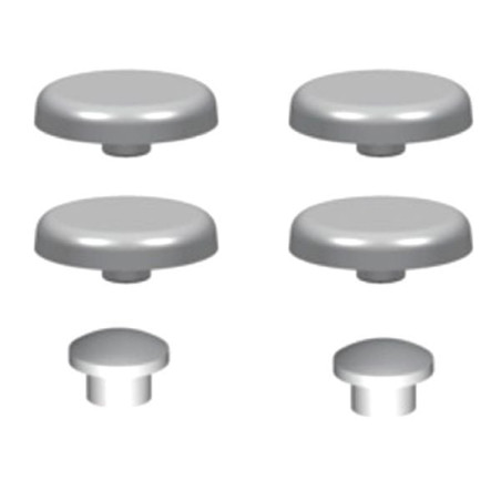 Set paracolpi saniplast per sedile wc ap 6pz [2fse548802]