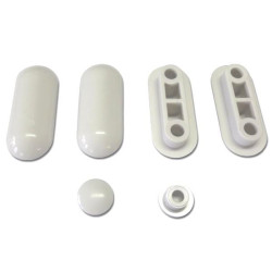 Set paracolpi saniplast per sedile wc conca 6pz [2fse503302]