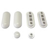 Set paracolpi saniplast per sedile wc conca 6pz [2fse503302]