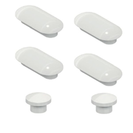 Set paracolpi saniplast per sedile wc five 6pz [2fse524802]