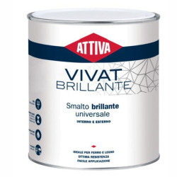 Smalto sintetico attiva vivat 0.750 042 caffe' [711187042]