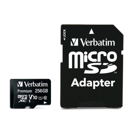 256gb scheda microsd verbatim 44087 micro sdxc class 10 [44087]